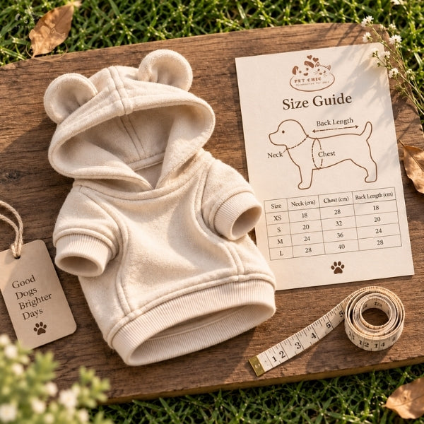 Little Bear – Hoodie Tai Gấu Cho Chó