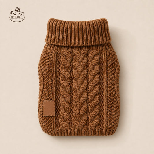 Cozy Knit – Áo Len Cable Knit Cho Chó