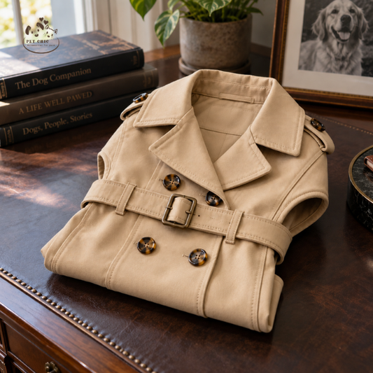 Classic Trench – Áo Khoác Trench Cho Chó