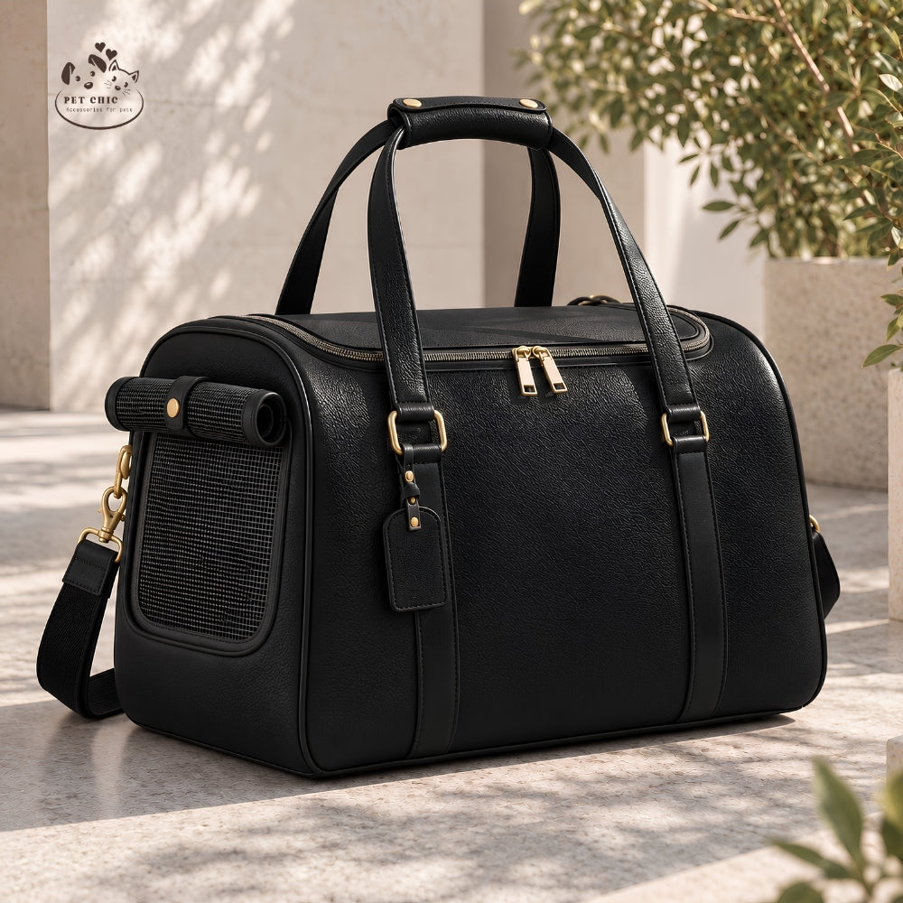 Milo Travel – Leather Pet Carrier