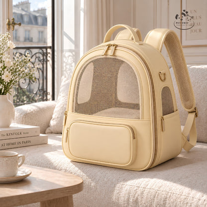 Rosé Cloud – Balo Capsule Mềm Cho Mèo