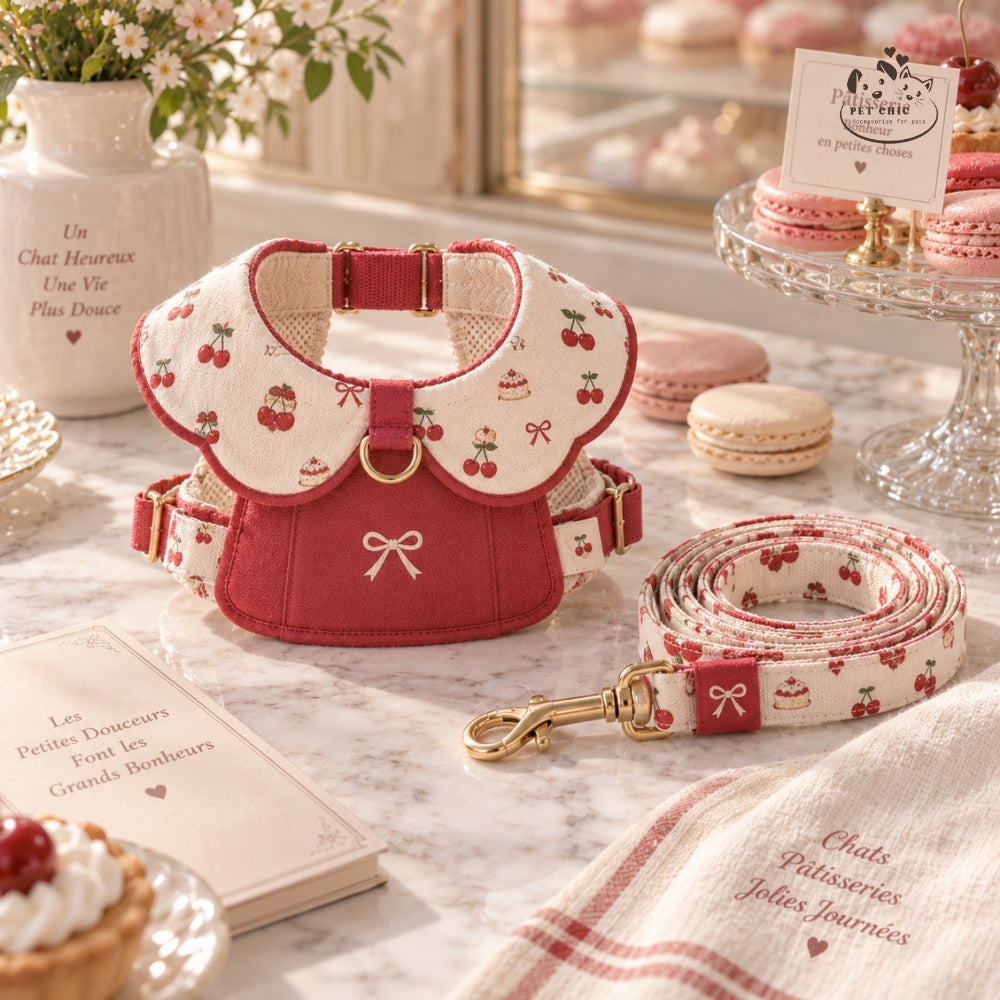 Pâtisserie – Yếm Peter Pan & Dây Dắt Cho Mèo