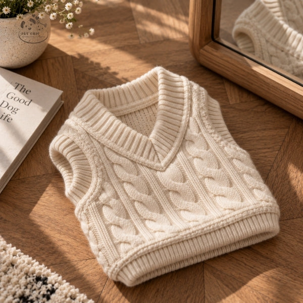 Paris Knit – Áo Gile Len Cho Chó
