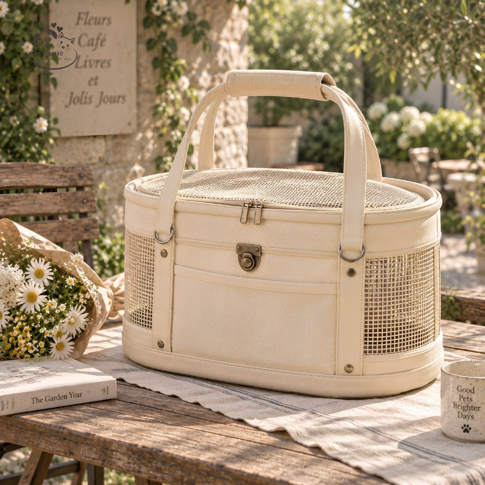 Fleur Basket – Giỏ Đựng Mèo Phong Cách Garden