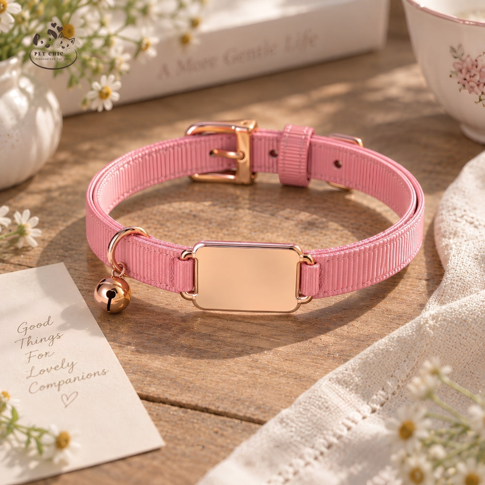 Mia Ribbon – Vòng Cổ Cá Nhân Hóa Khắc Tên Cho Mèo