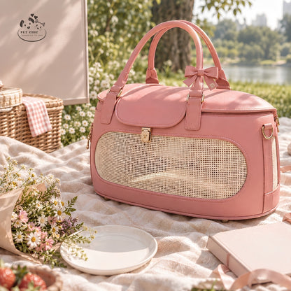 Pomme Picnic – Túi Picnic Carrier Cao Cấp Cho Mèo