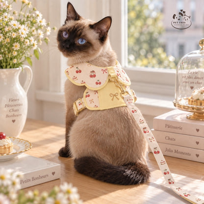 Pâtisserie – Yếm Peter Pan & Dây Dắt Cho Mèo