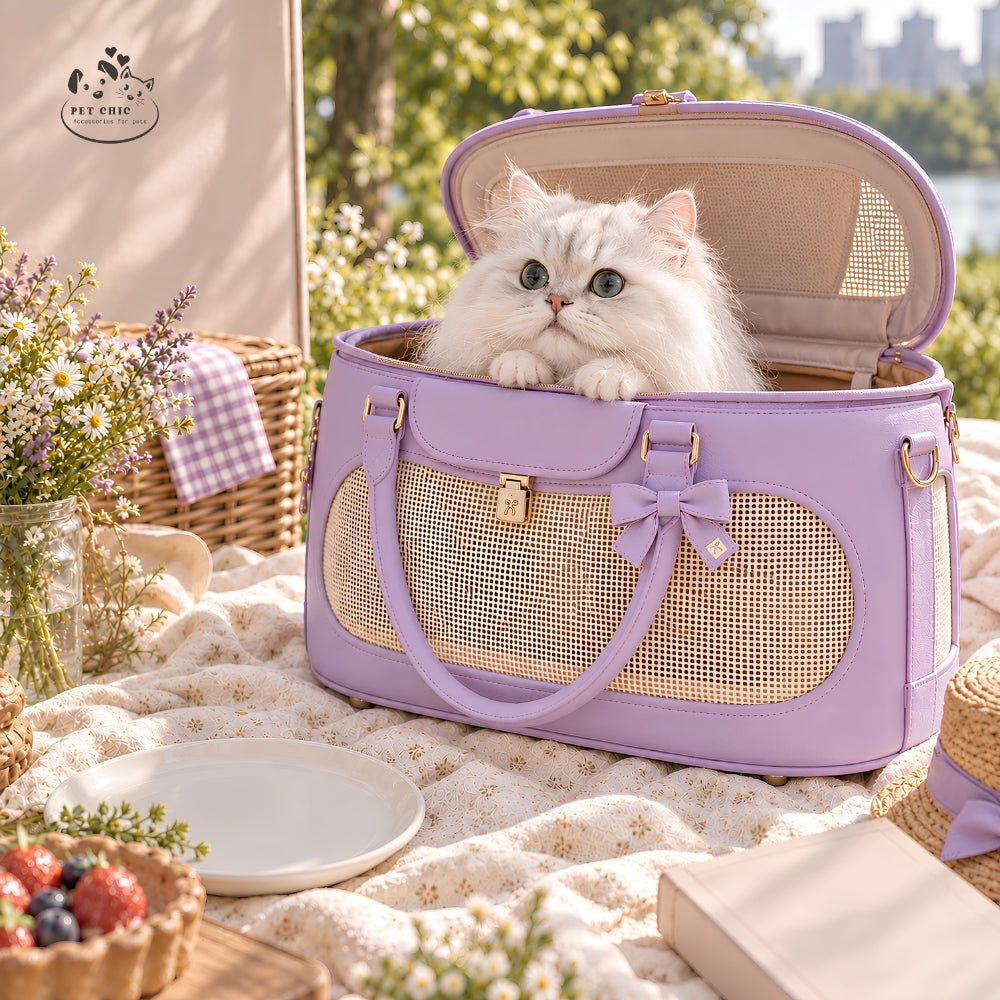 Pomme Picnic – Túi Picnic Carrier Cao Cấp Cho Mèo