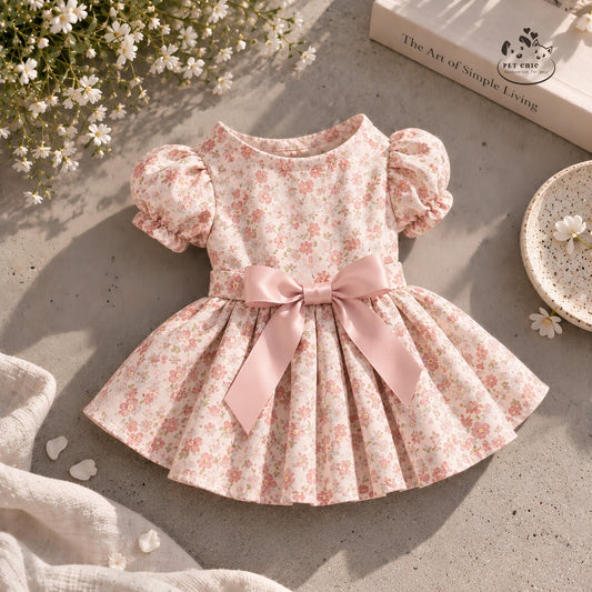 Amour Fleur – Váy Hoa Xòe Cho Mèo