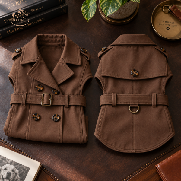 Classic Trench – Áo Khoác Trench Cho Chó