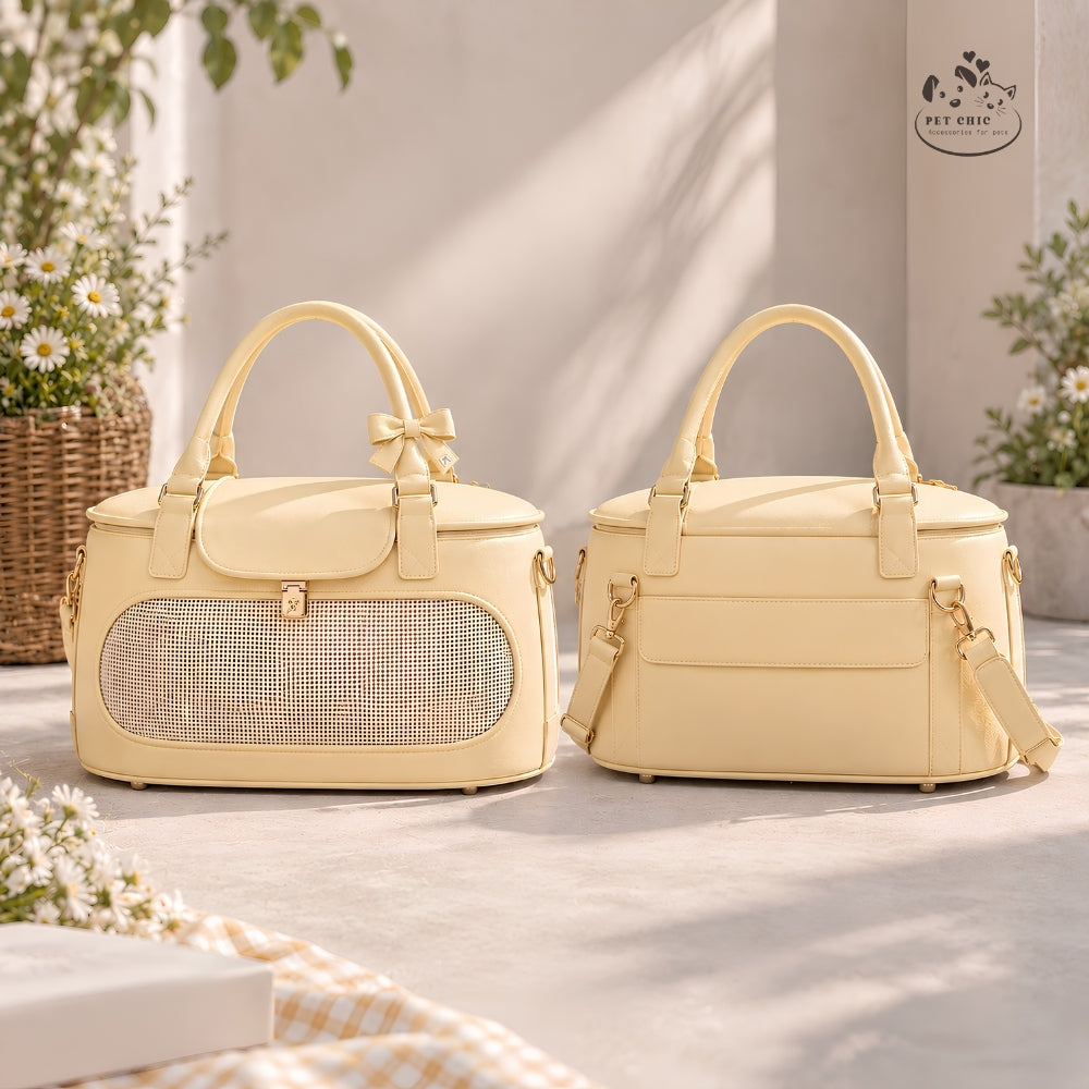 Pomme Picnic – Túi Picnic Carrier Cao Cấp Cho Mèo