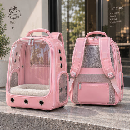 Rainy Pod – Balo Capsule Trong Suốt Chống Nước Cho Mèo