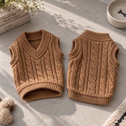 Paris Knit – Áo Gile Len Cho Chó
