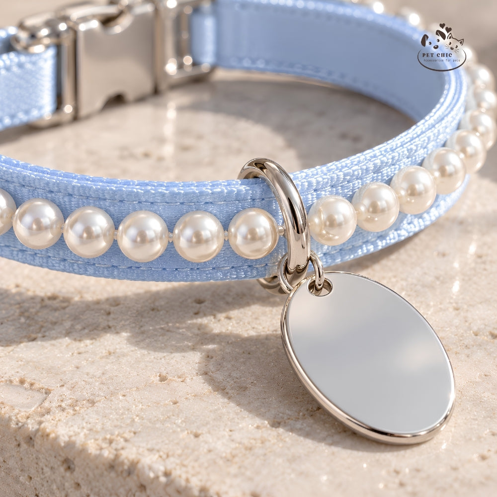 Éloise Pearl – Vòng Cổ Ngọc Trai Cá Nhân Hóa Cho Mèo