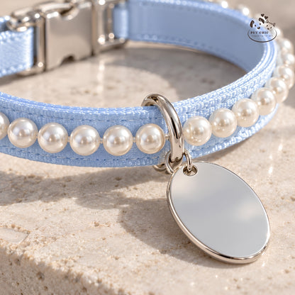 Éloise Pearl – Vòng Cổ Ngọc Trai Cá Nhân Hóa Cho Mèo