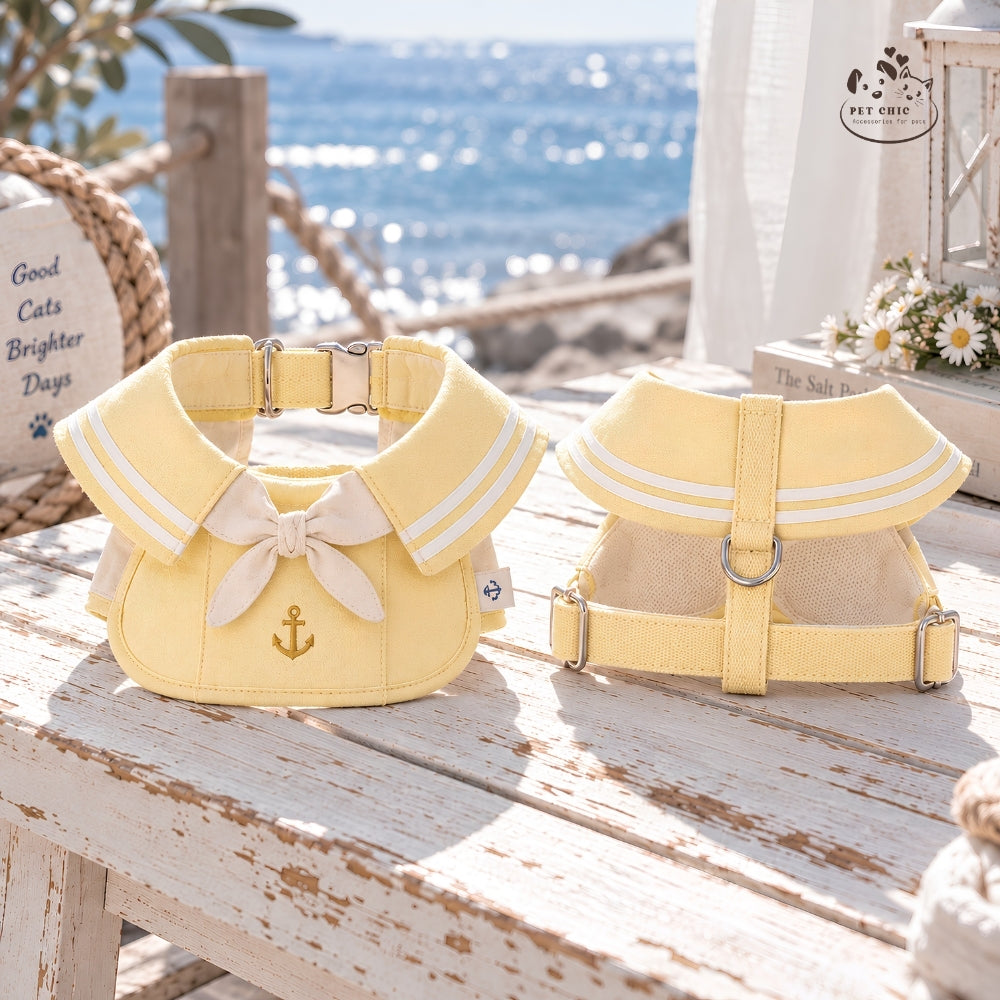 Petit Sailor – Yếm Sailor & Dây Dắt Cho Mèo