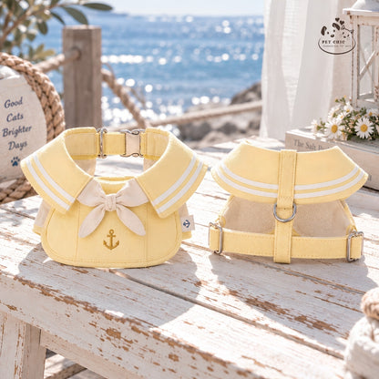 Petit Sailor – Yếm Sailor & Dây Dắt Cho Mèo