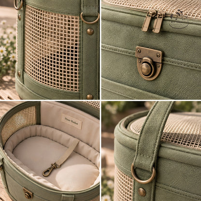 Fleur Basket – Giỏ Đựng Mèo Phong Cách Garden