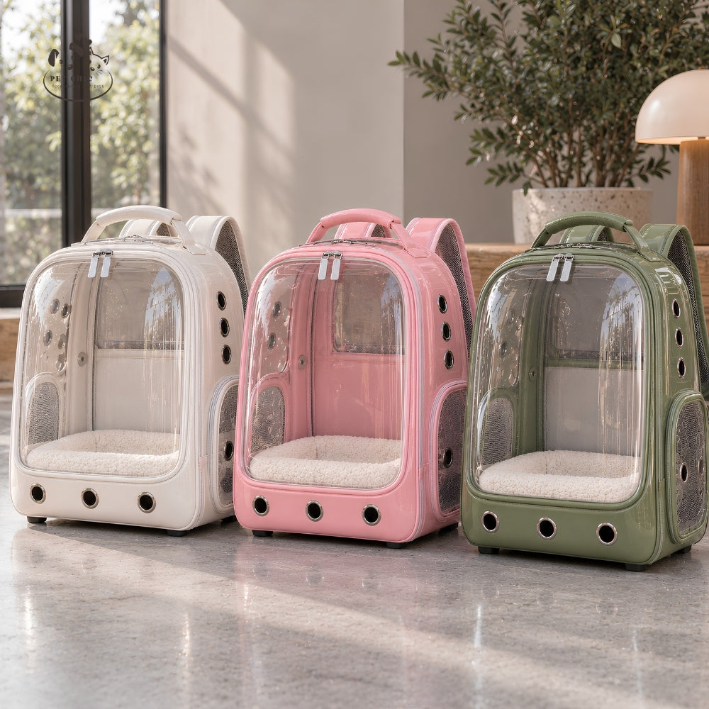 Rainy Pod – Balo Capsule Trong Suốt Chống Nước Cho Mèo
