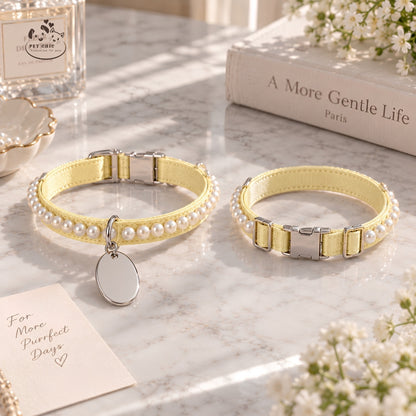Éloise Pearl – Vòng Cổ Ngọc Trai Cá Nhân Hóa Cho Mèo