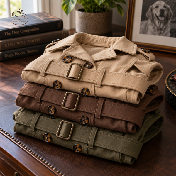 Classic Trench – Áo Khoác Trench Cho Chó