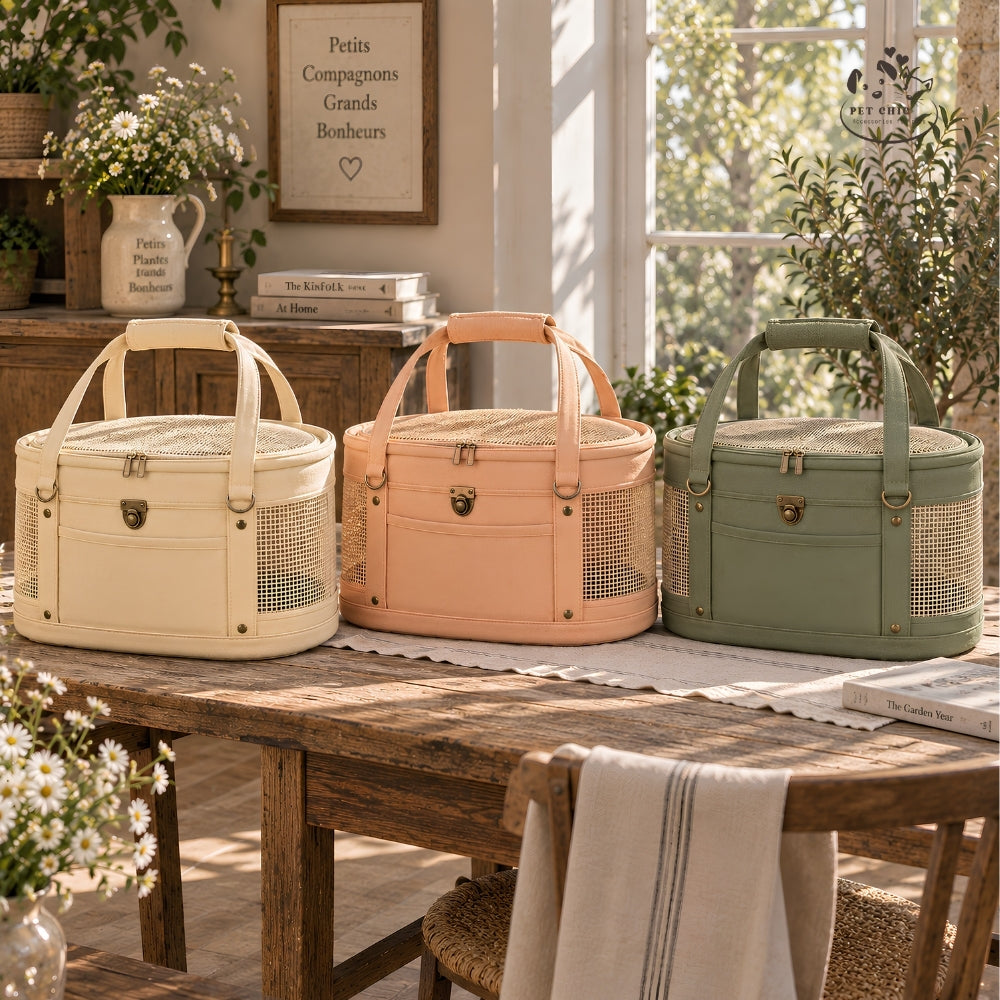Fleur Basket – Giỏ Đựng Mèo Phong Cách Garden