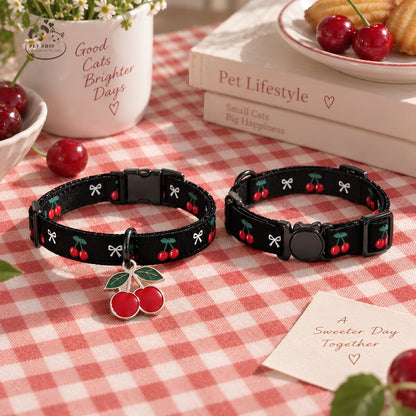 Cherry Pop – Vòng Cổ Cá Nhân Hóa Khắc Tên Cho Mèo