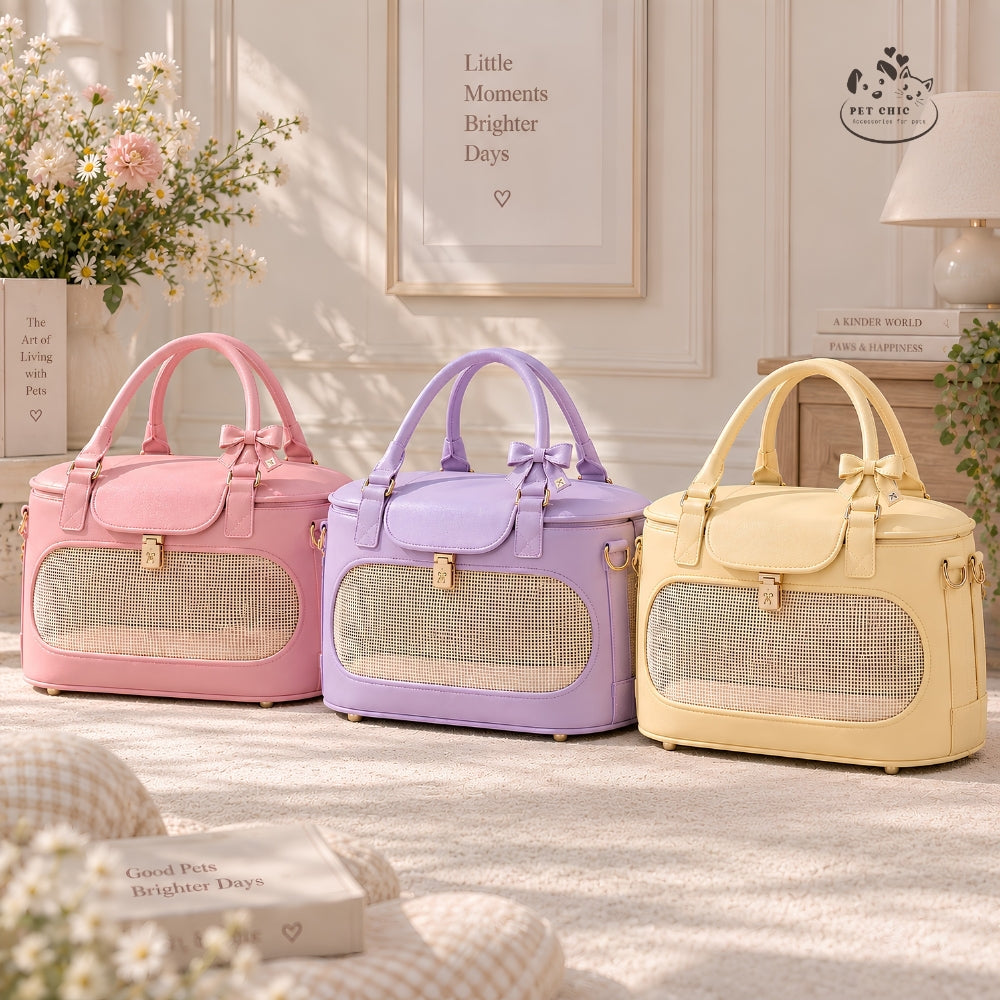 Pomme Picnic – Túi Picnic Carrier Cao Cấp Cho Mèo