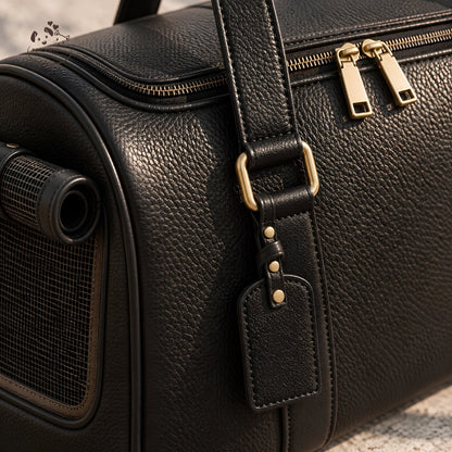 Milo Travel – Leather Pet Carrier