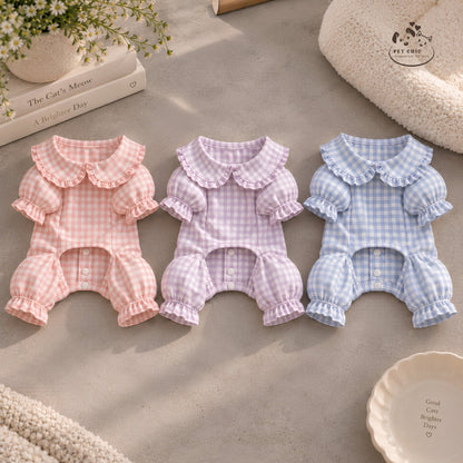 Bonbon – Áo Liền Chân Kẻ Caro