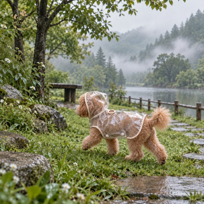 Rainy Day – Áo Mưa Trong Suốt Cho Chó