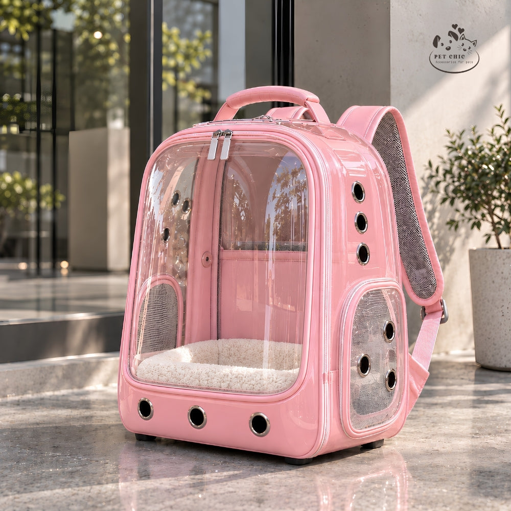 Rainy Pod – Balo Capsule Trong Suốt Chống Nước Cho Mèo
