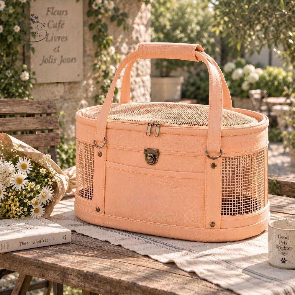 Fleur Basket – Giỏ Đựng Mèo Phong Cách Garden