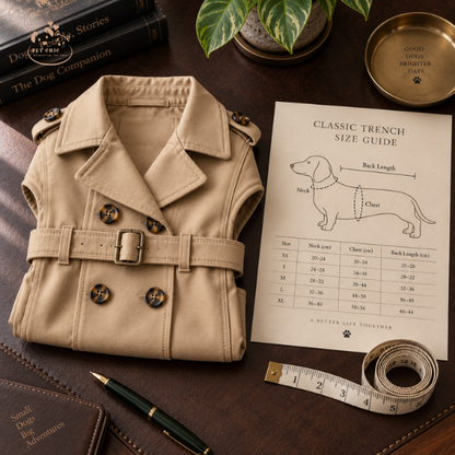 Classic Trench – Áo Khoác Trench Cho Chó