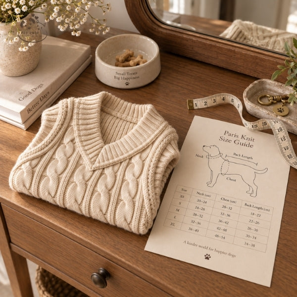 Paris Knit – Áo Gile Len Cho Chó