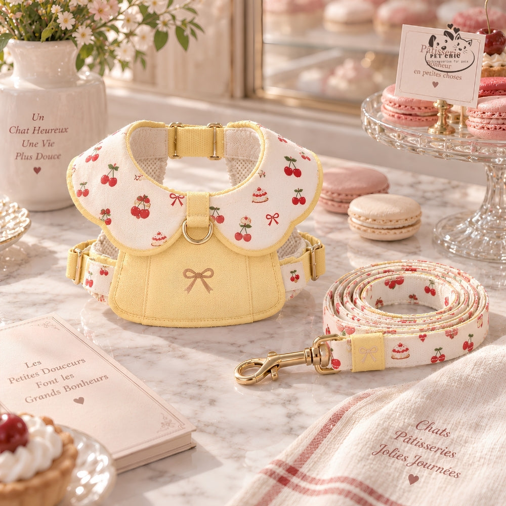 Pâtisserie – Yếm Peter Pan & Dây Dắt Cho Mèo