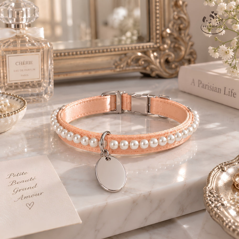 Éloise Pearl – Vòng Cổ Ngọc Trai Cá Nhân Hóa Cho Mèo