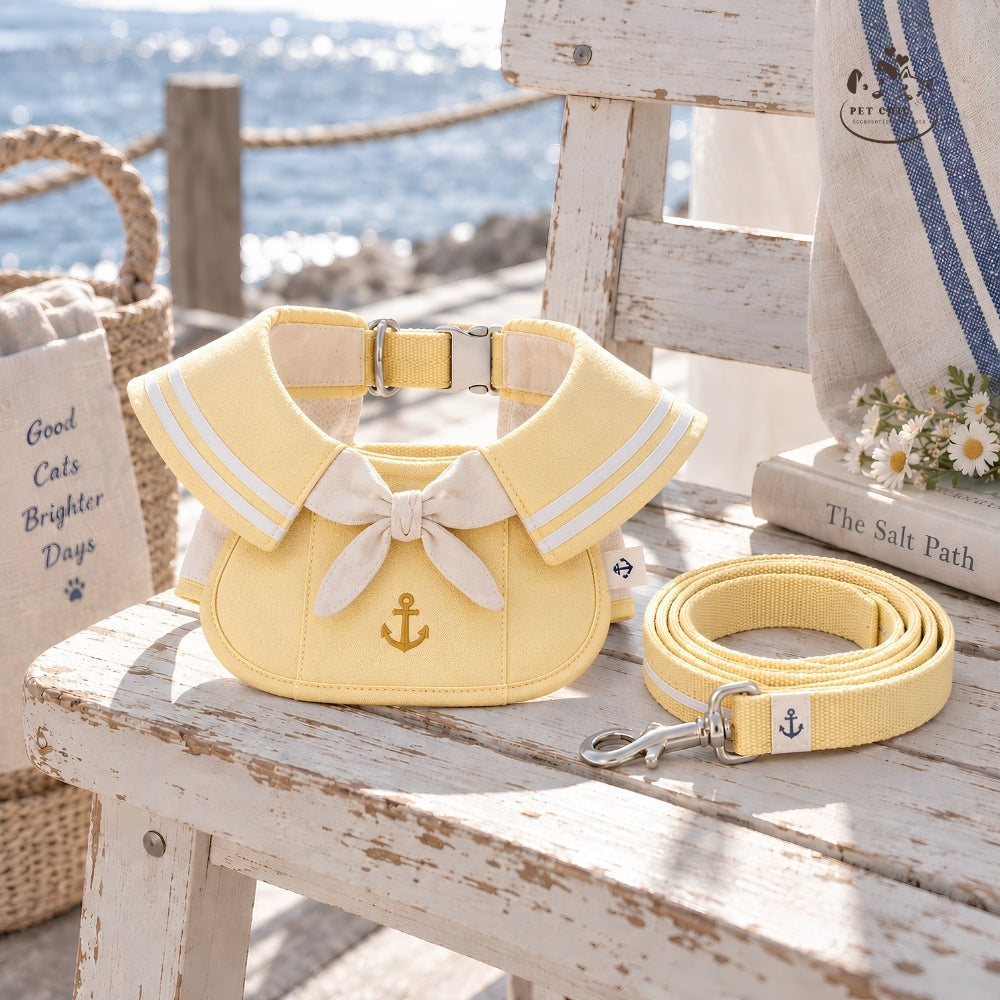Petit Sailor – Yếm Sailor & Dây Dắt Cho Mèo