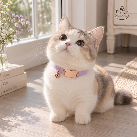 Mia Ribbon – Vòng Cổ Cá Nhân Hóa Khắc Tên Cho Mèo