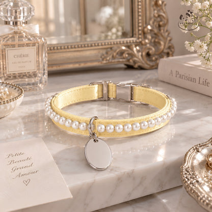 Éloise Pearl – Vòng Cổ Ngọc Trai Cá Nhân Hóa Cho Mèo